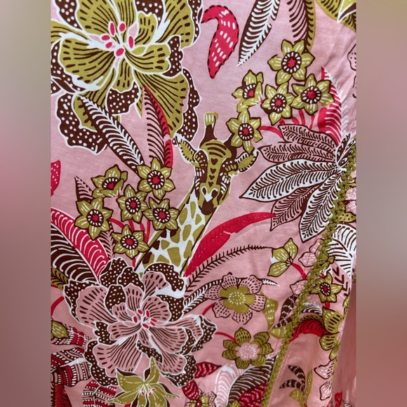 poupette st barth long kaftan amaya pink leo forest size M/L - Picture 14 of 16